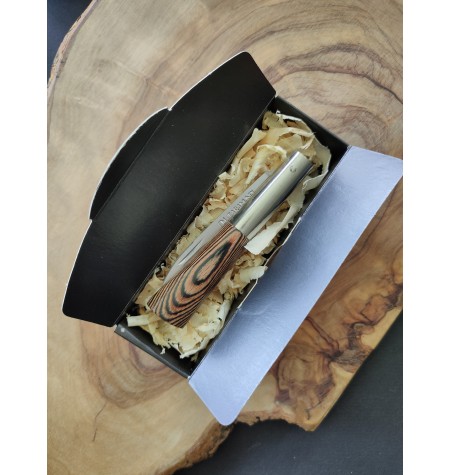 Navaja laminada marrón CM 