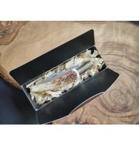 navaja  punta asta venado FV punta vuelta personalizada