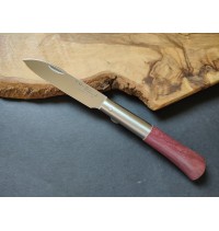 Navaja personalizada amaranto con bloqueo PREMIUM CQ