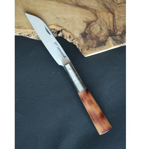 Navaja personalizada cerezo quemada FV recta
