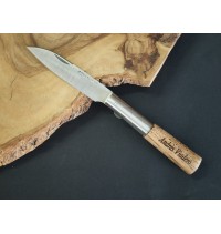 Navaja personalizada castaño  con bloqueo CQ G