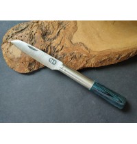 Navaja personalizada laminada azul JL peq