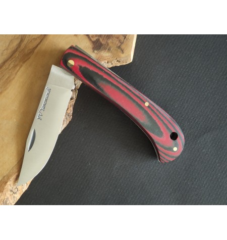 Navaja pistón rojo negro FV