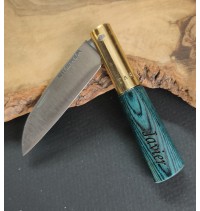 Navaja laminada azul personalizada