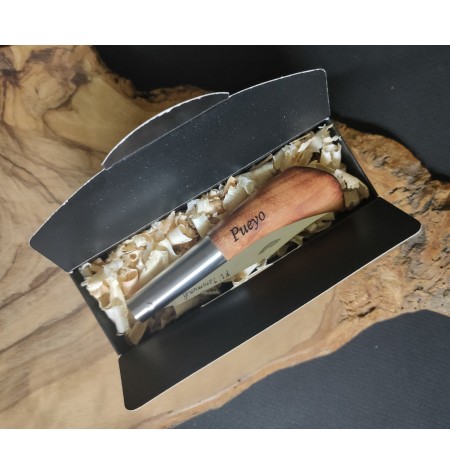 Navaja personalizada cerezo quemada FV