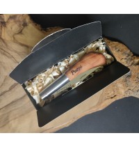 Navaja personalizada cerezo quemada FV