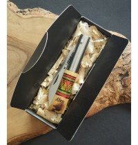 Navaja personalizada carbono decorada