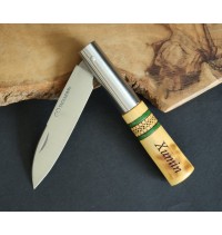 Navaja decorada cenefa  verde bloqueo personalizada