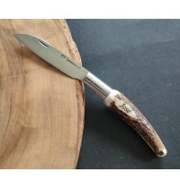 navaja punta asta venado personalizada