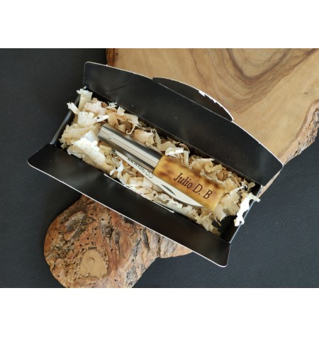 CQ personalizada 7cm block. quemada