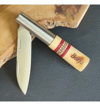 navaja decorada P roja con bloqueo personalizada