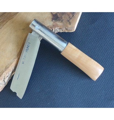 Navaja brezo lisa carbono chata  F.V. G