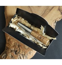 Navaja personalizada castaño  con bloqueo CQ G