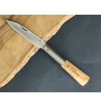 Navaja personalizada olivo liso G 