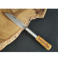 Navaja personalizada quemada con bloqueo