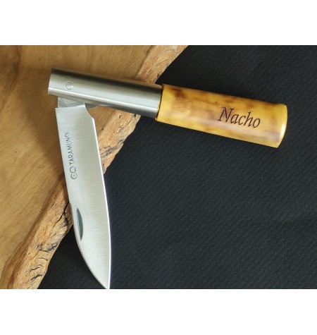 CQ personalizada 7cm block. quemada