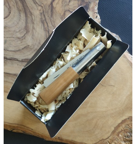 Navaja brezo lisa carbono chata  F.V. G