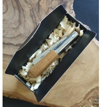 Navaja brezo lisa carbono chata  F.V. G