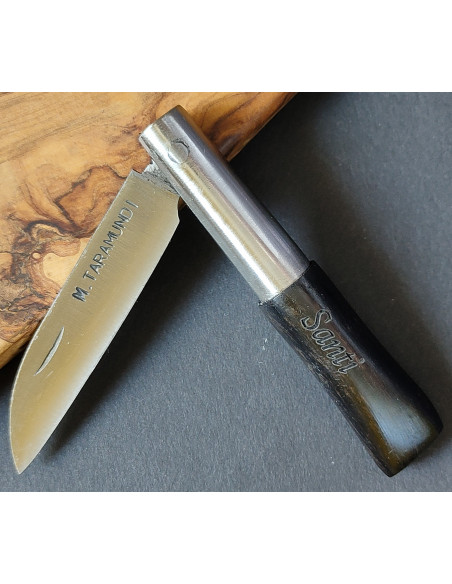 Navaja personalizada ébano carbono - Manuel Martínez