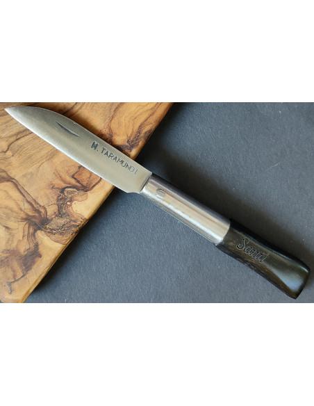 Navaja personalizada ébano carbono - Manuel Martínez