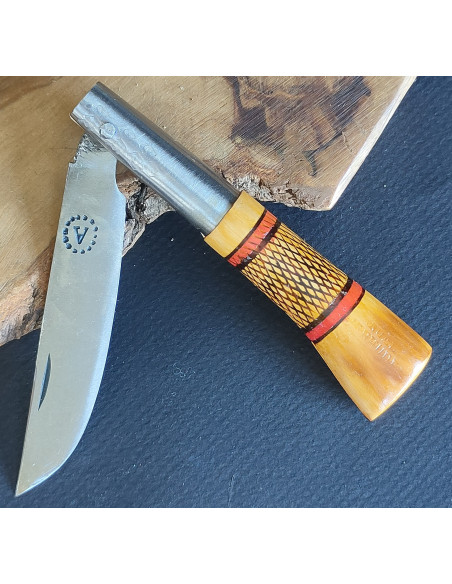 Navaja brezo cruzadillo carbono peq. - José Luis Bermúdez Revordela