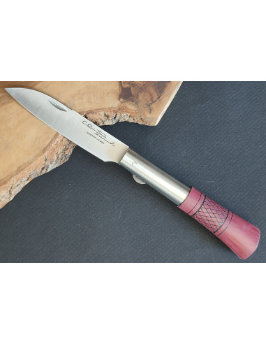 Navaja personalizada amaranto cruzadillo Carlos...