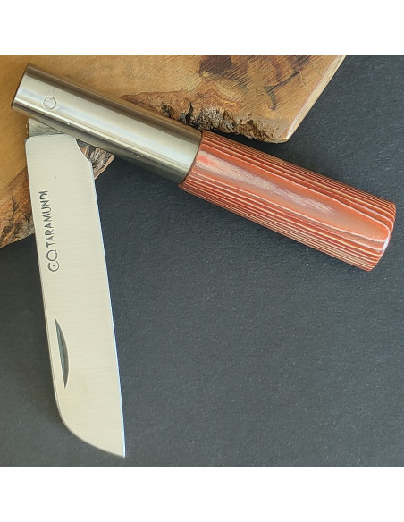 Navaja personalizada marinera roja Carlos Quintana