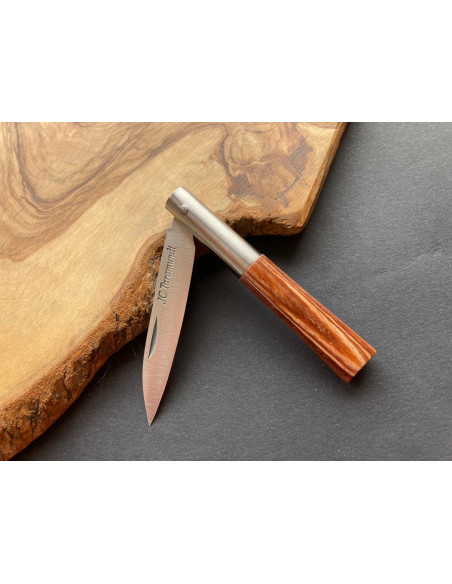 Navaja personalizada laminada marrón G - Jose Cerdeira