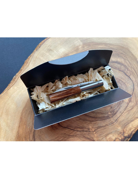 Navaja personalizada laminada marrón G - Jose Cerdeira