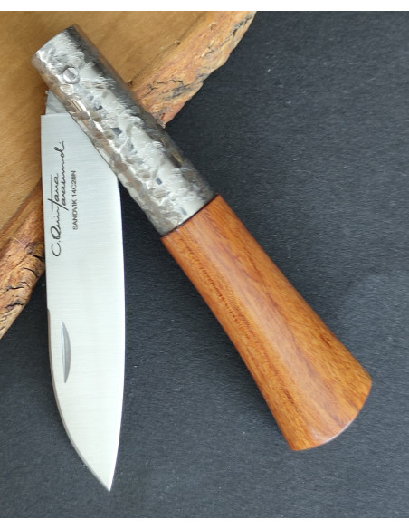 Navaja personalizada mopane texturizada SERIE PREMIUM Carlos Quintana