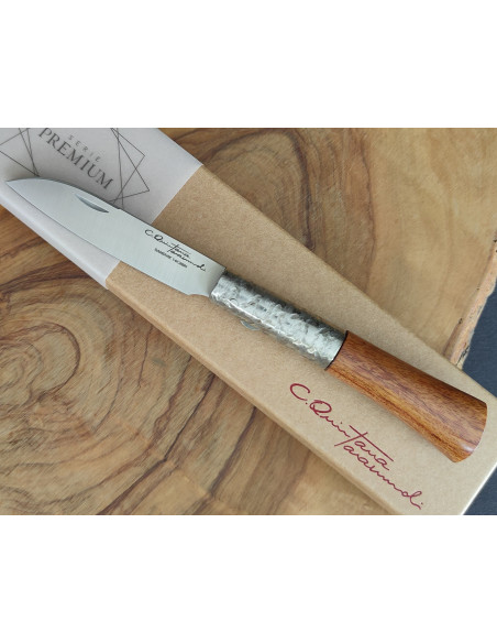 Navaja personalizada mopane texturizada SERIE PREMIUM Carlos Quintana