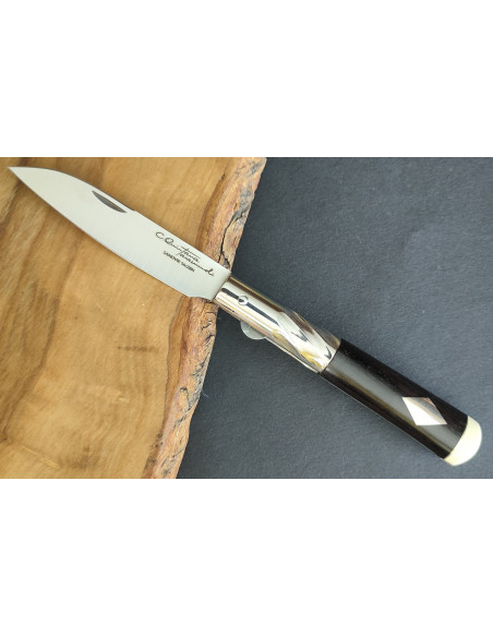 Navaja granadillo con rombos de plata