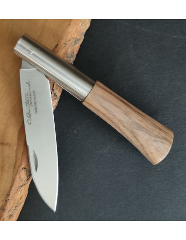 Navaja personalizada nogal SERIE PREMIUM Carlos...