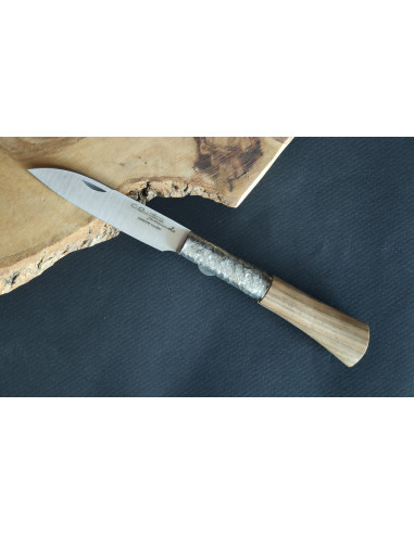 Navaja personalizada nogal texturizada SERIE...
