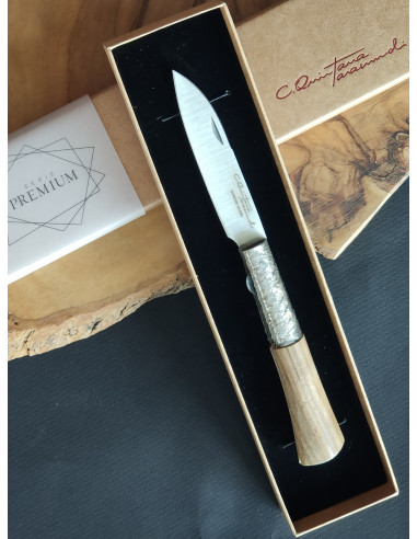 Navaja personalizada nogal texturizada SERIE...