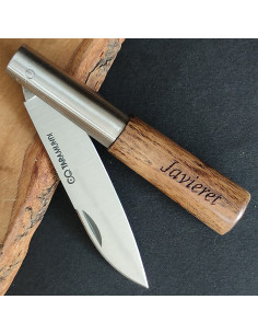 Navaja personalizada castaño  Carlos Quintana G