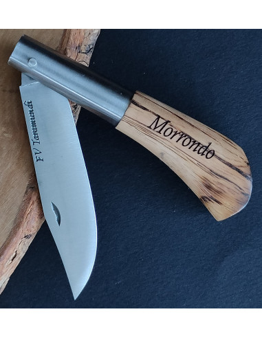 Navaja personalizada  roble quemado - Francisco...