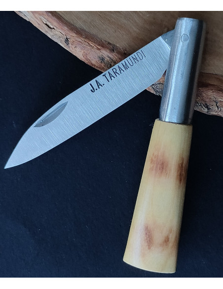 Navaja personalizada quemada JA