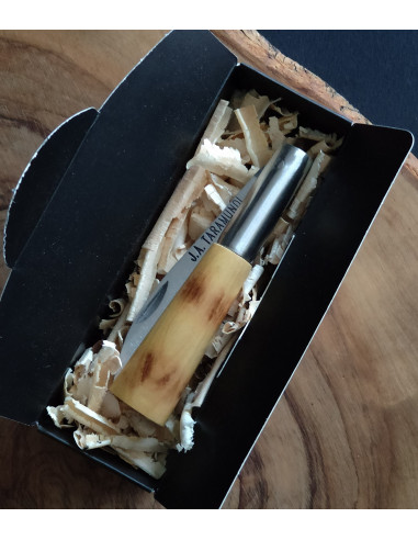 Navaja personalizada quemada JA