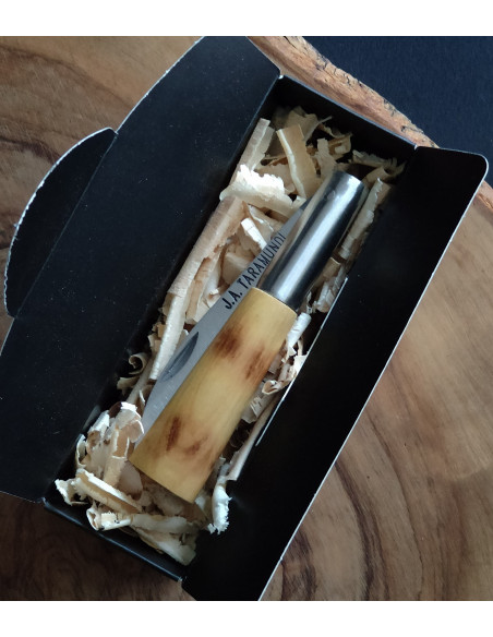 Navaja personalizada quemada JA