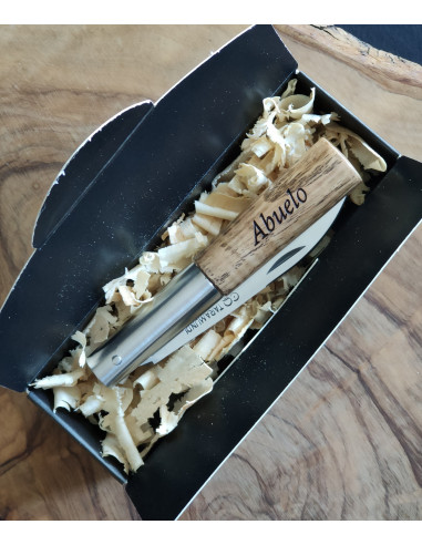 Navaja personalizada castaño  Carlos Quintana G