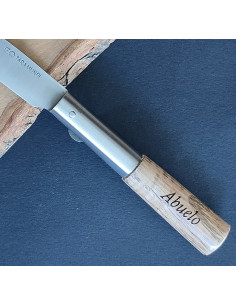 Navaja personalizada marinera castaño Carlos Quintana G