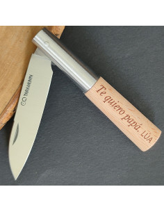 Navaja personalizada haya Carlos Quintana G