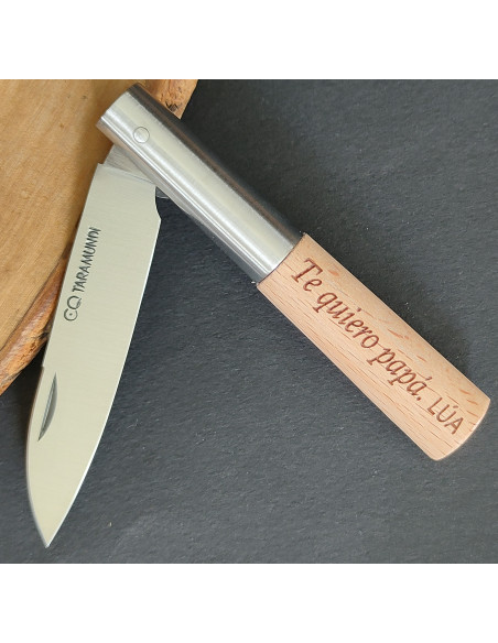 Navaja personalizada haya Carlos Quintana G