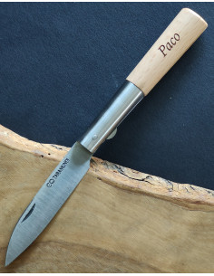 Navaja personalizada haya Carlos Quintana G 2