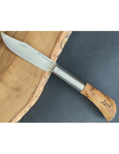 Navaja personalizada  roble quemado - Francisco...