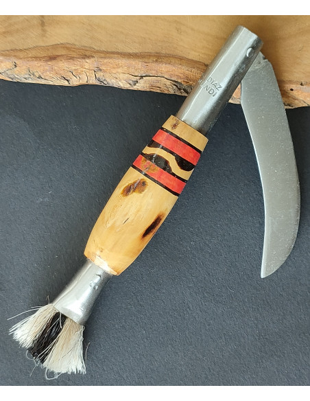 Navaja setas decorada  rojo Antonio Díaz