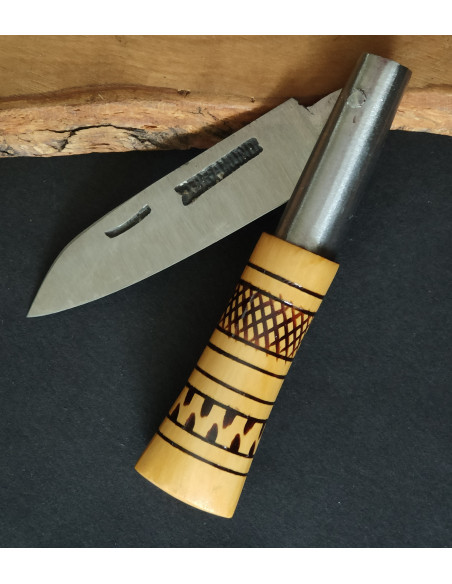 Navaja decorada goma laca - José Bouza