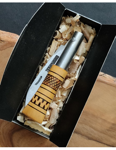 Navaja decorada goma laca - José Bouza