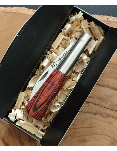 Navaja laminada roja AQ